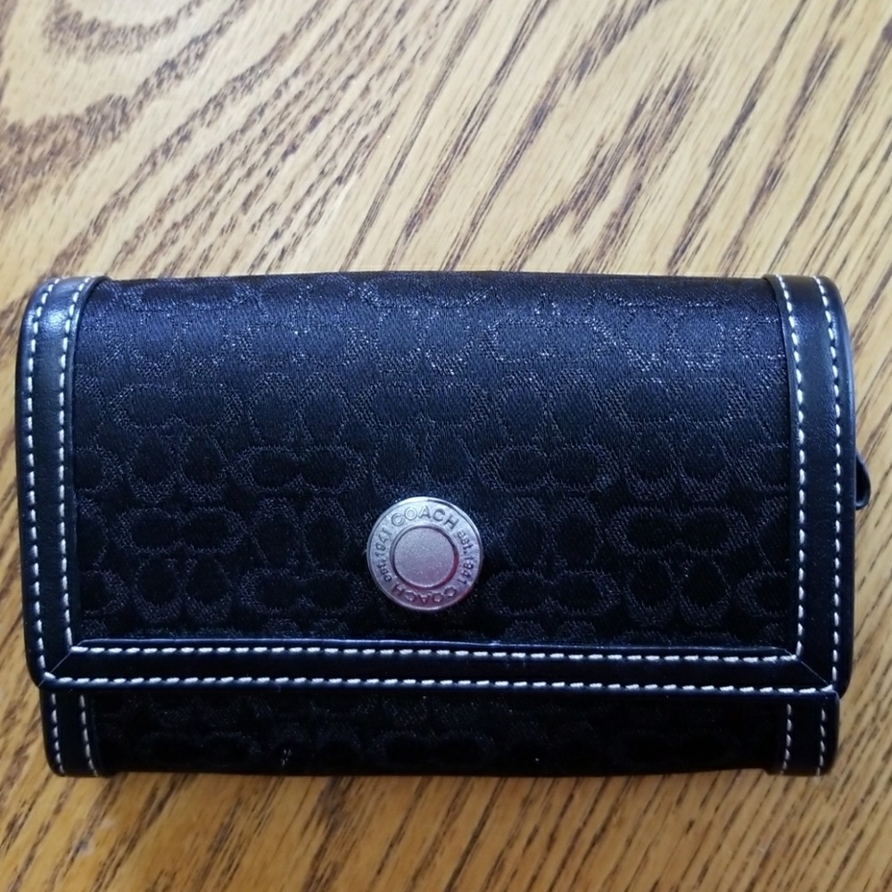 Authentic Coach Signature Wallet